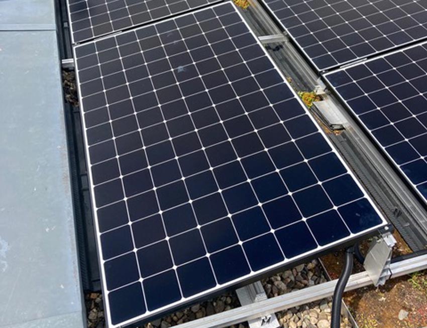 Photovoltaik Module Installation Ibbenbüren